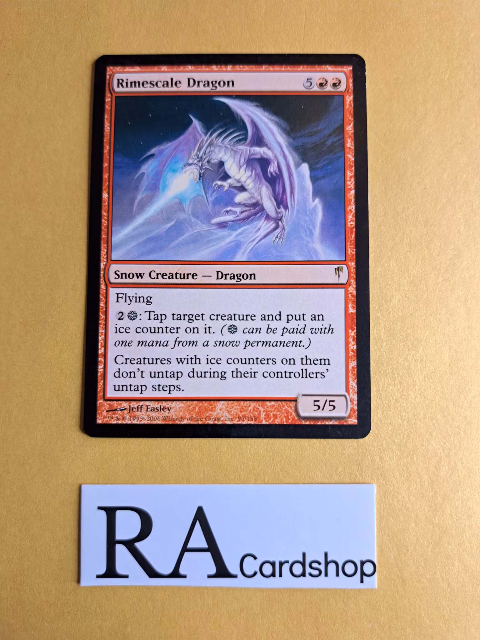 Rimescale Dragon Rare 95/155 Coldsnap (CSP) Magic the Gathering