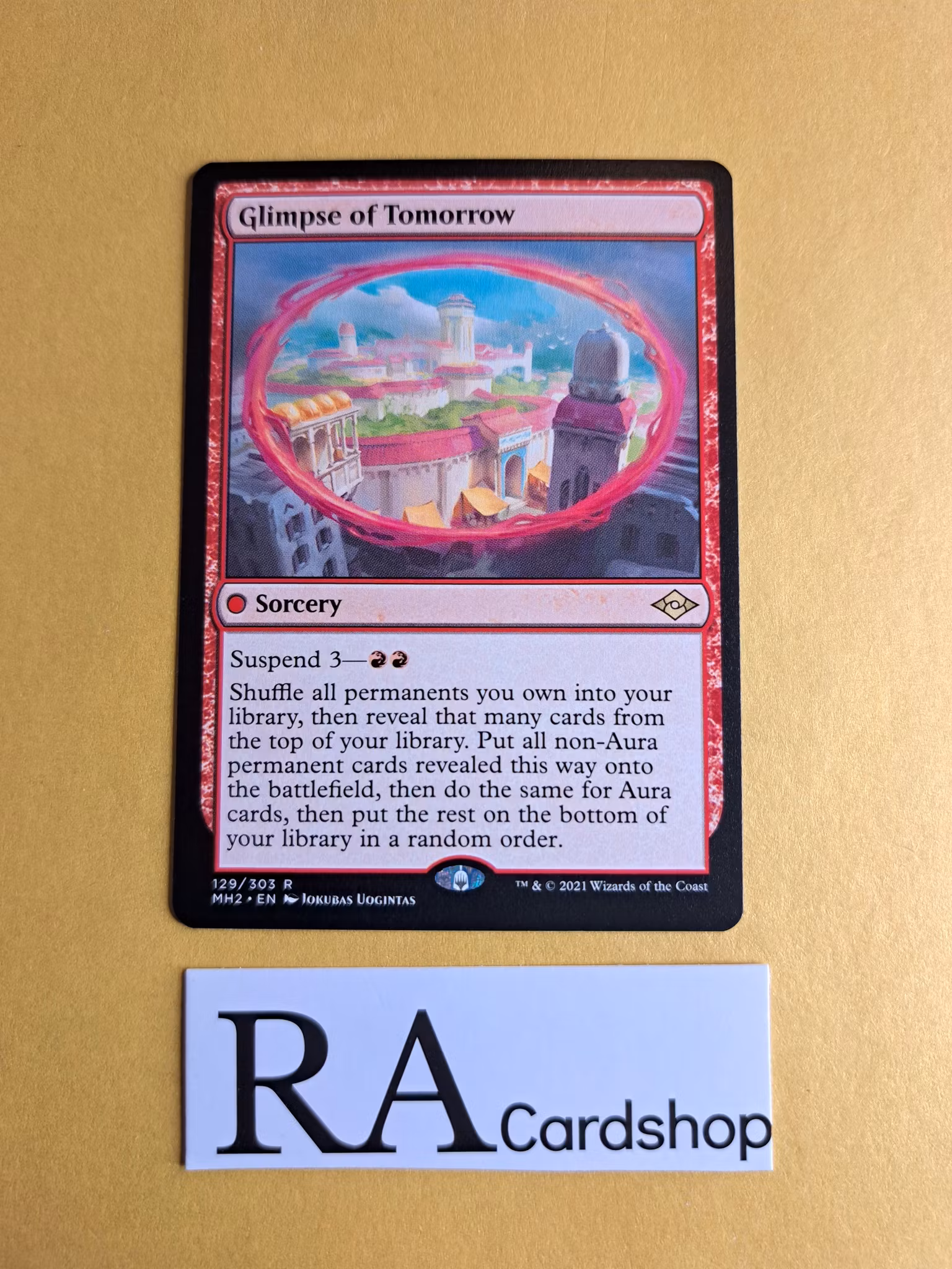 Glimpse of Tomorrow Rare 129/303 Modern Horizons 2 (MH2) Magic the Gathering