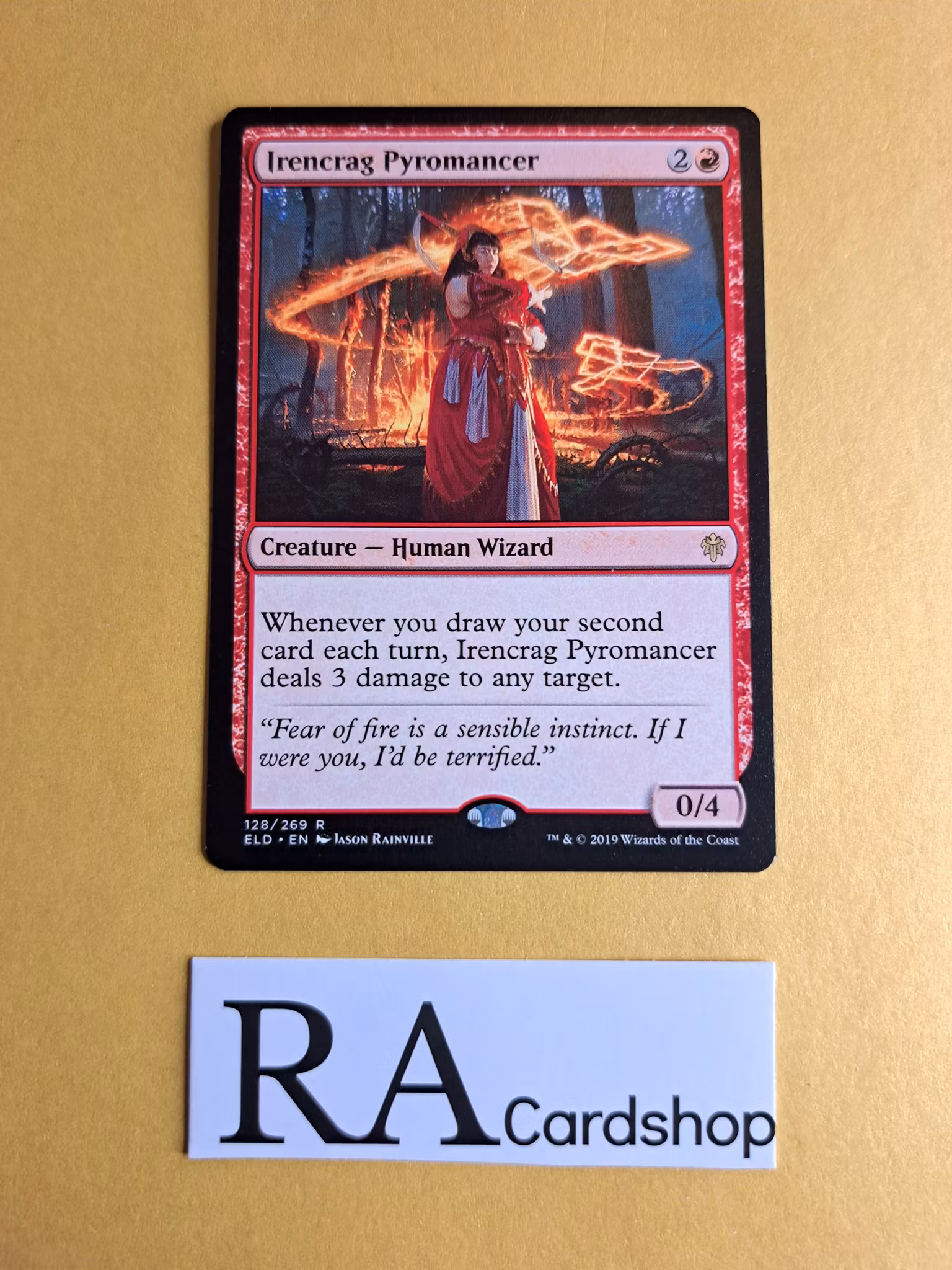 Irencrag Pyromancer Rare 128/269 Throne of Eldraine (ELD) Magic the Gathering