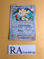 Meowth Reverse Holo Common 052/165 Pokemon 151