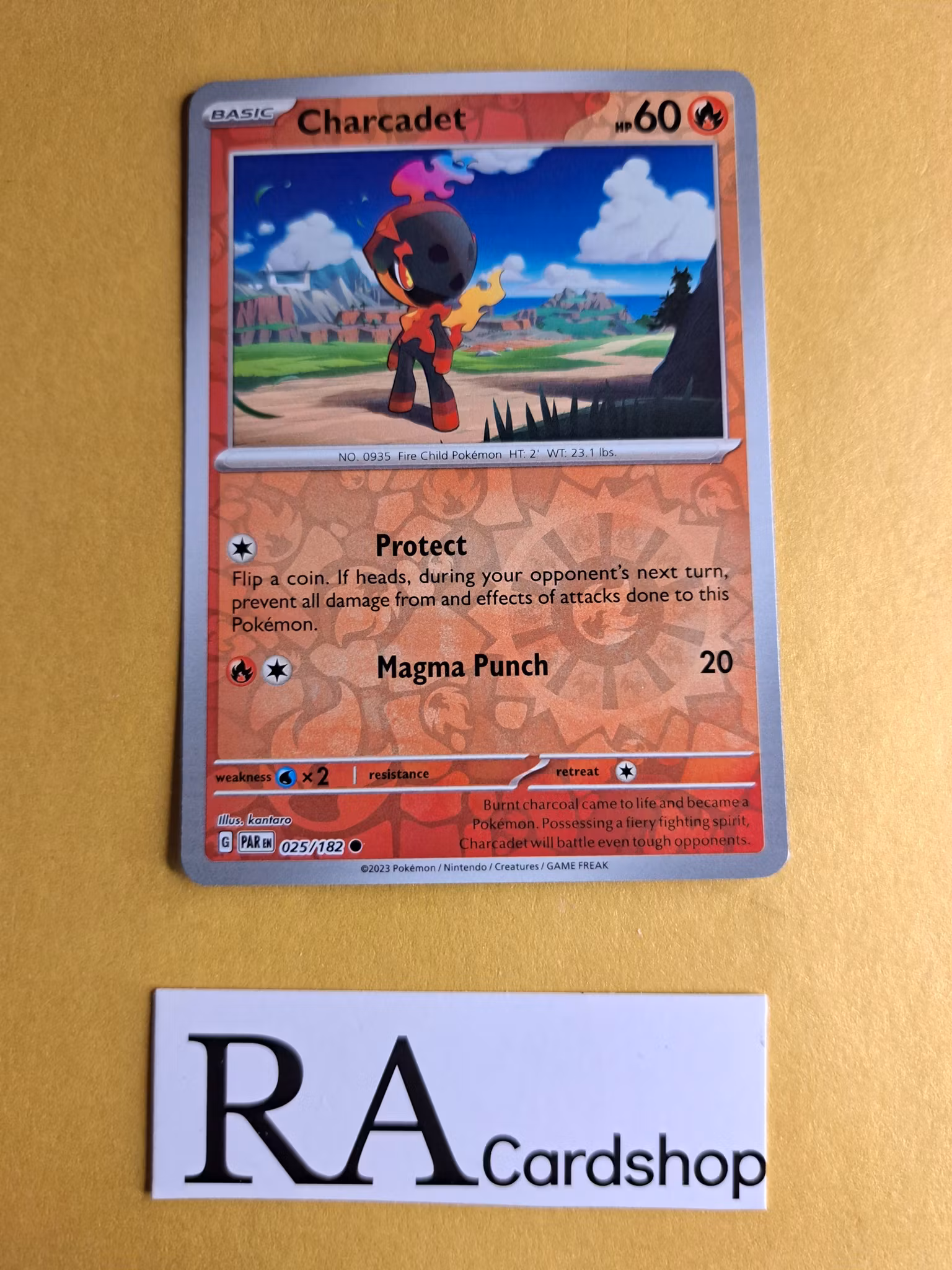 Charcadet Reverse Holo Common 025/182 Paradox Rift Pokemon
