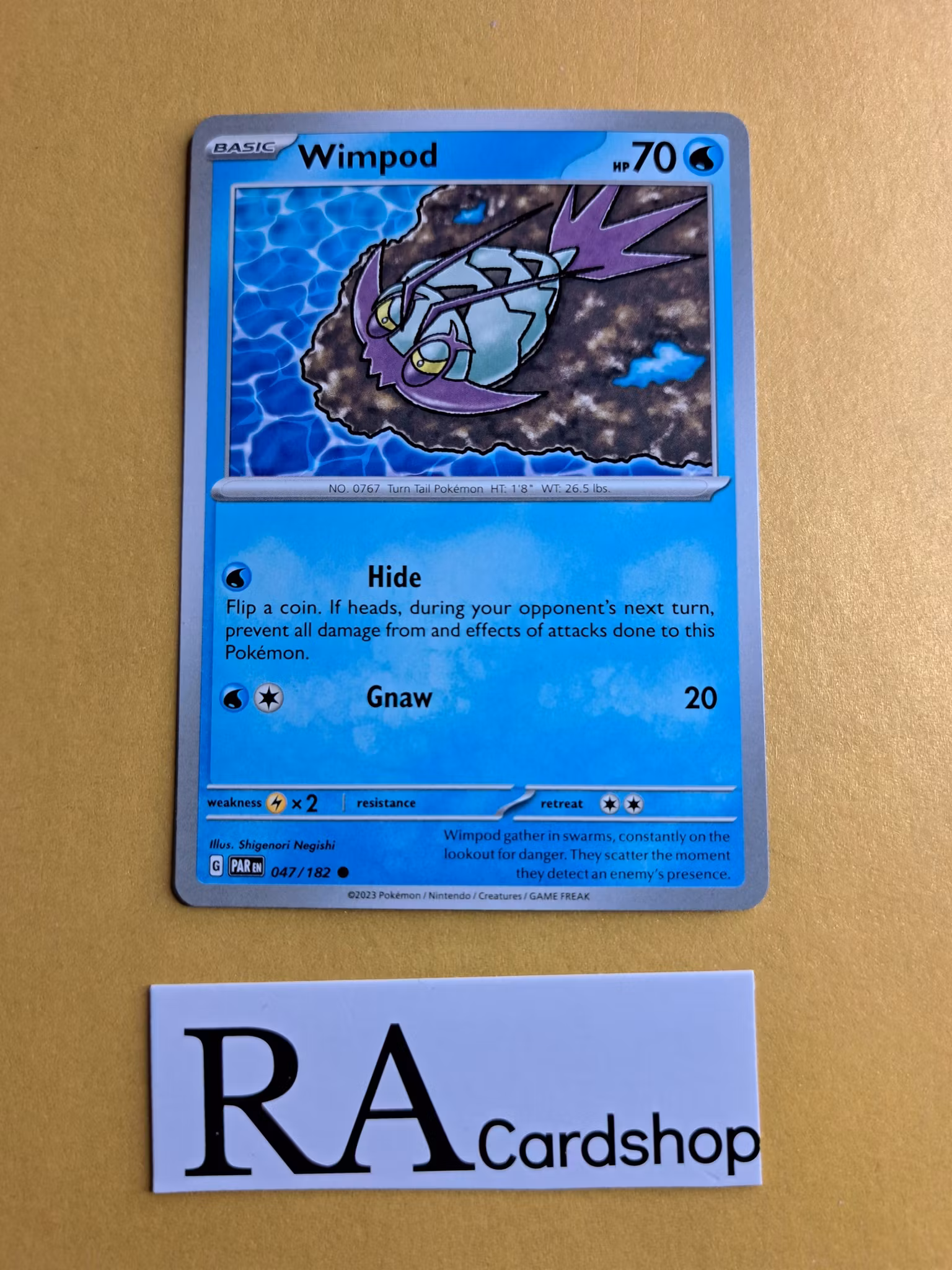 Wimpod Common 047/182 Paradox Rift Pokemon