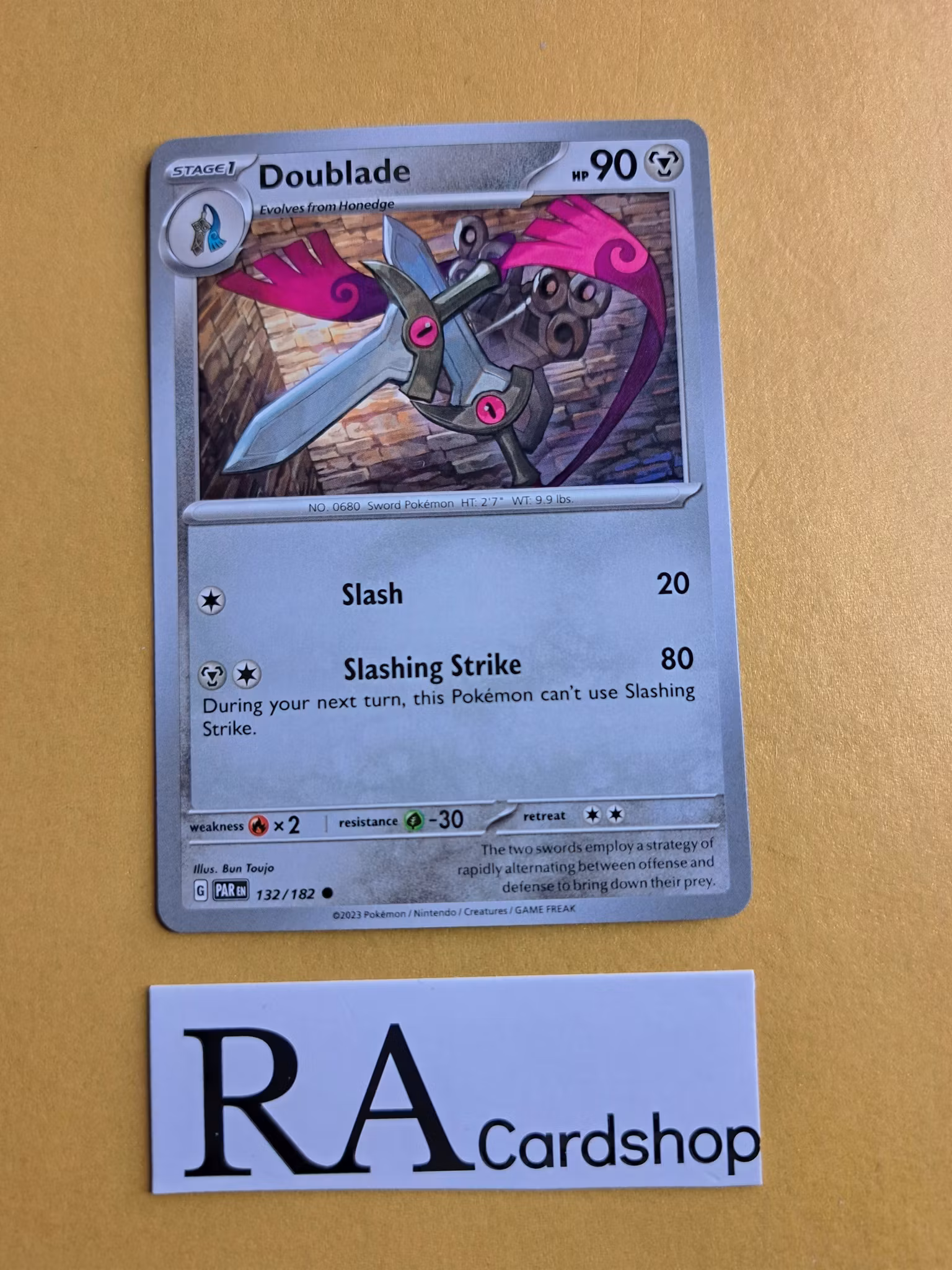 Doublade Common 132/182 Paradox Rift Pokemon