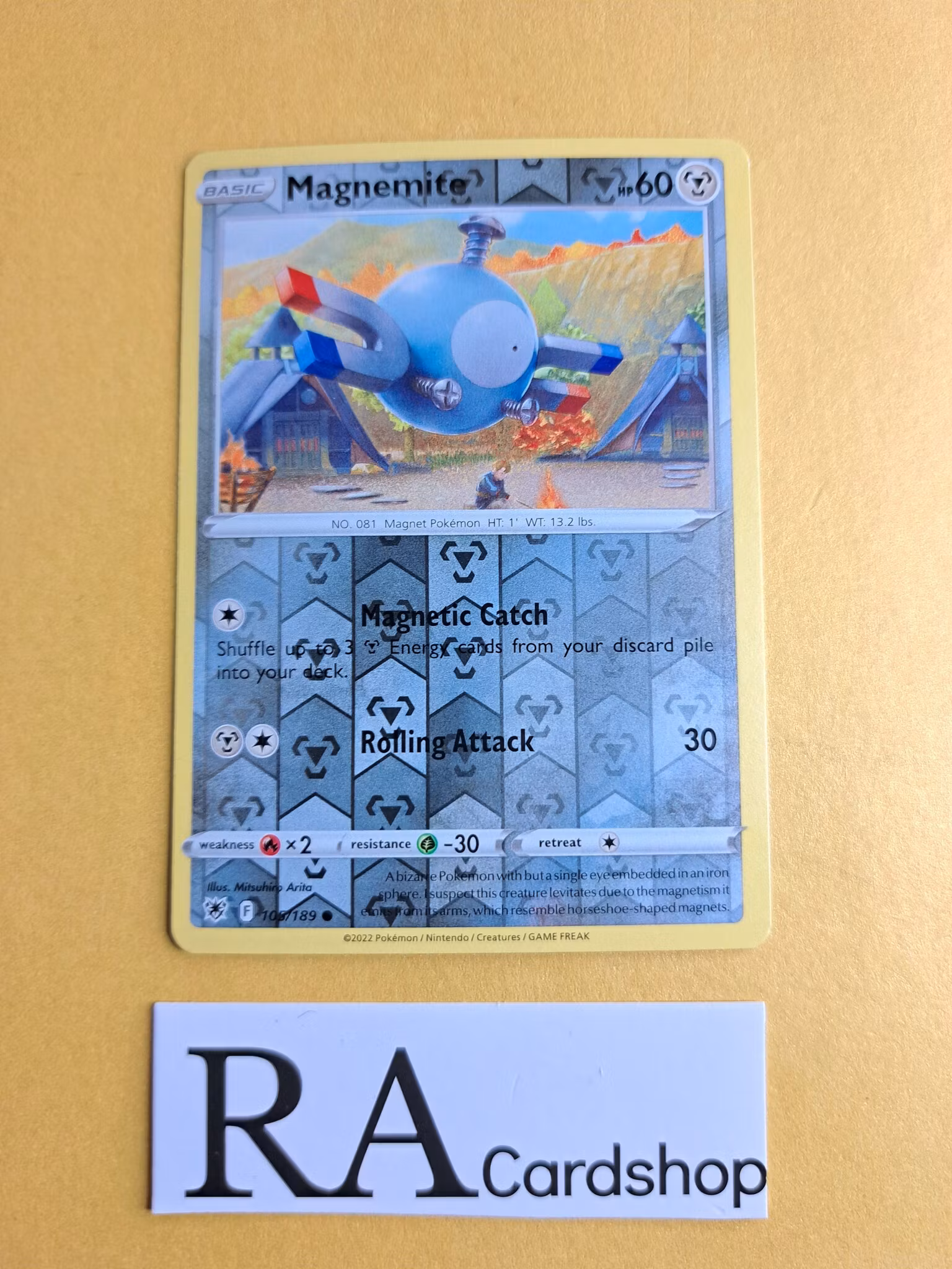 Magnemite Reverse Holo Common 105/189 Astral Radiance Pokemon