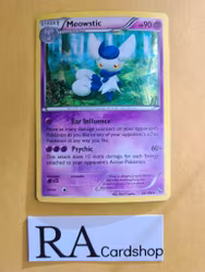 Meowstic Cracked Ice Holo Rare 43/106 XY Flashfire Pokemon