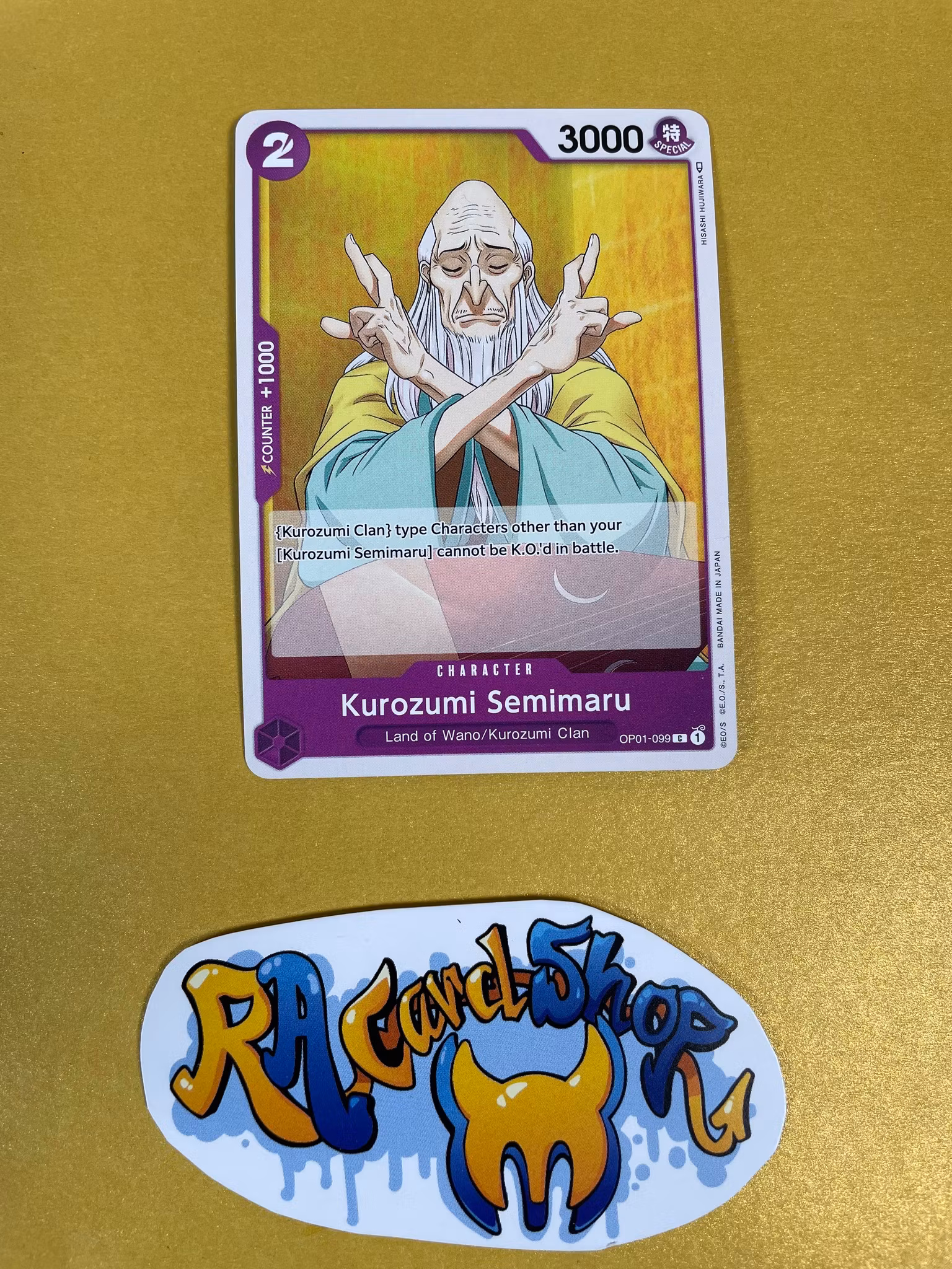 Kurozumi Semimaru Common OP01-099 Romance Dawn One Piece