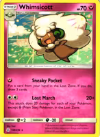 Whimsicott Rare 148/236 Cosmic Eclipse Pokemon