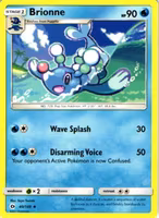 Brionne Uncommon 40/149 Sun & Moon Pokemon