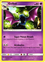 Golbat Uncommon 55/149 Sun & Moon Pokemon
