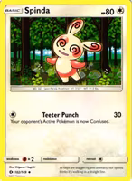 Spinda Uncommon 102/149 Sun & Moon Pokemon