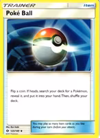 Poke Ball Uncommon 125/149 Sun & Moon Pokemon