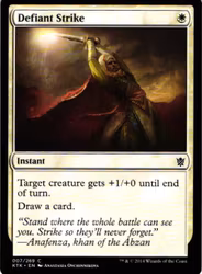 Defiant Strike Common 007/269 Khans of Tarkir (KTK) Magic the Gathering
