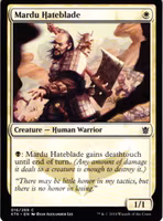 Mardu Hateblade Common 016/269 Khans of Tarkir (KTK) Magic the Gathering