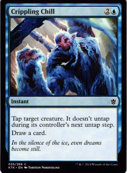 Crippling Chill Common 035/269 Khans of Tarkir (KTK) Magic the Gathering