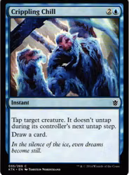 Crippling Chill Common 035/269 Khans of Tarkir (KTK) Magic the Gathering