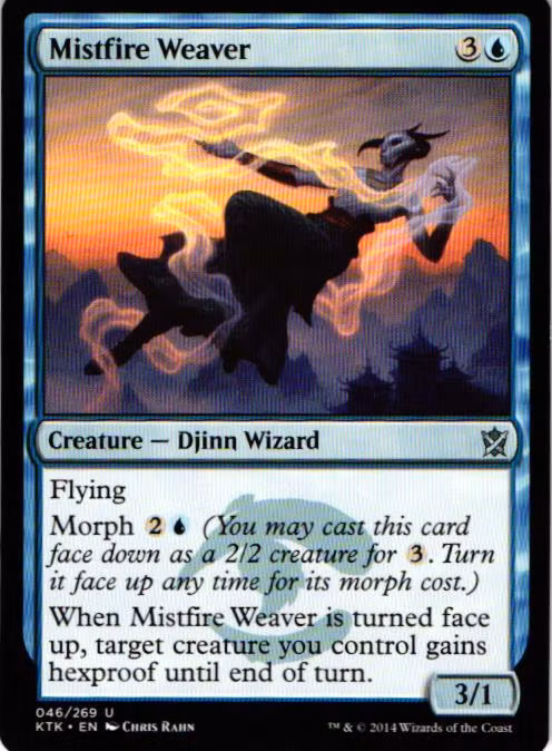 Mistfire Weaver Common 046/269 Khans of Tarkir (KTK) Magic the Gathering