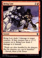Bring Low Common 103/269 Khans of Tarkir (KTK) Magic the Gathering