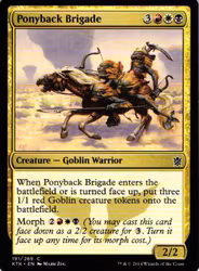 Ponyback Brigade Common 191/269 Khans of Tarkir (KTK) Magic the Gathering