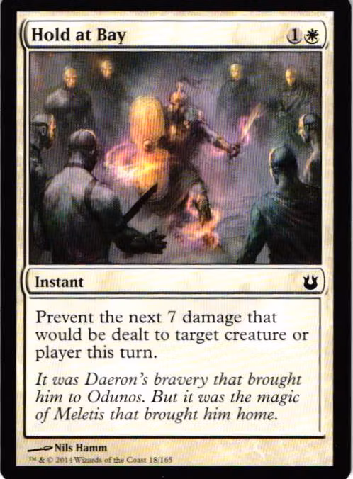 Hold at Bay Common 18/165 Born of the Gods (BNG) Magic the Gathering