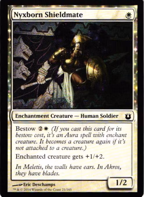 Nyxborn Shieldmate Common 21/165 Born of the Gods (BNG) Magic the Gathering
