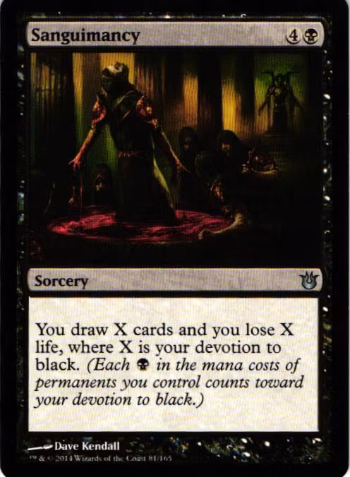 Sanguimancy Uncommon 81/165 Born of the Gods (BNG) Magic the Gathering