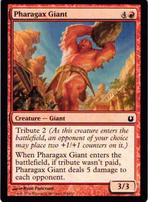 Pharagax Giant Common 104/165 Born of the Gods (BNG) Magic the Gathering