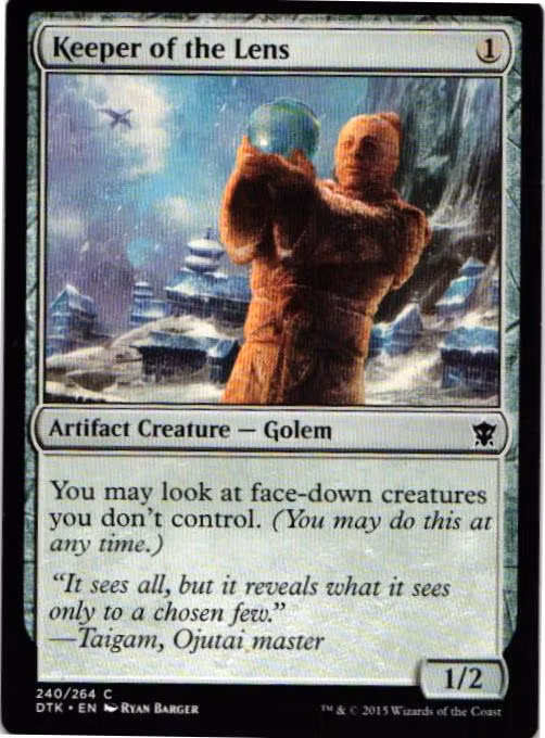 Keeper of the Lens Common 240/264 Dragons of Tarkir (DTK) Magic the Gathering