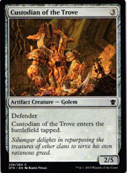 Custodian of the Trove Common 236/264 Dragons of Tarkir (DTK) Magic the Gathering