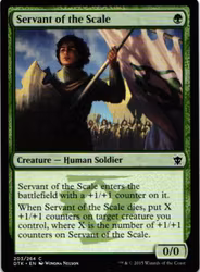 Servant of the Scale Common 203/264 Dragons of Tarkir (DTK) Magic the Gathering
