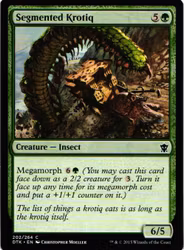 Segmented Krotiq Common 202/264 Dragons of Tarkir (DTK) Magic the Gathering