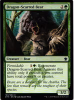 Dragon Scarred Bear Common 183/264 Dragons of Tarkir (DTK) Magic the Gathering