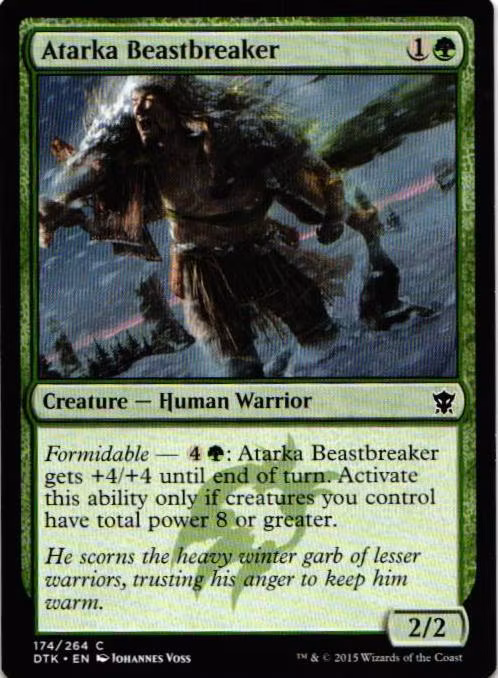Atarka Beastbreaker Common 174/264 Dragons of Tarkir (DTK) Magic the Gathering
