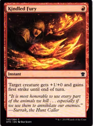 Kindled Fury Common 142/264 Dragons of Tarkir (DTK) Magic the Gathering