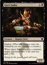 Qarsi Sadist Common 113/264 Dragons of Tarkir (DTK) Magic the Gathering