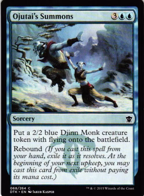 Ojutais Summons Common 068/264 Dragons of Tarkir (DTK) Magic the Gathering