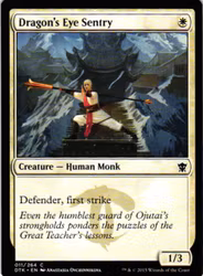 Dragons Eye Sentry Common 011/264 Dragons of Tarkir (DTK) Magic the Gathering