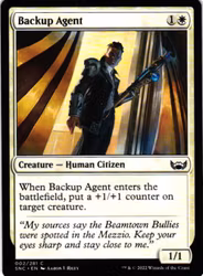 Backup Agent Common 002/281 Streets of New Capenna (SNC) Magic the Gathering