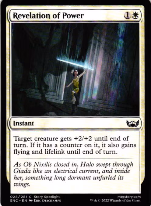 Revelation of Power Common 028/281 Streets of New Capenna (SNC) Magic the Gathering