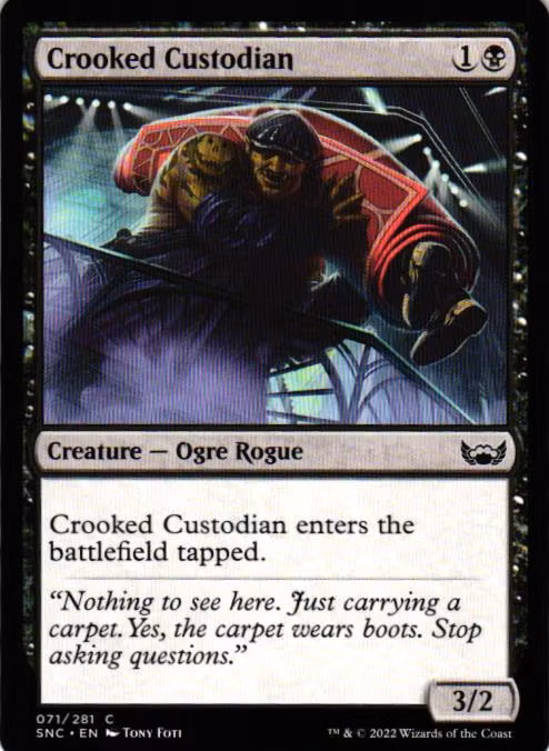 Crooked Custodian Common 071/281 Streets of New Capenna (SNC) Magic the Gathering
