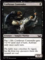 Cutthroat Contender Common 073/281 Streets of New Capenna (SNC) Magic the Gathering
