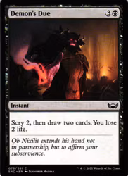 Demons Due Common 075/281 Streets of New Capenna (SNC) Magic the Gathering