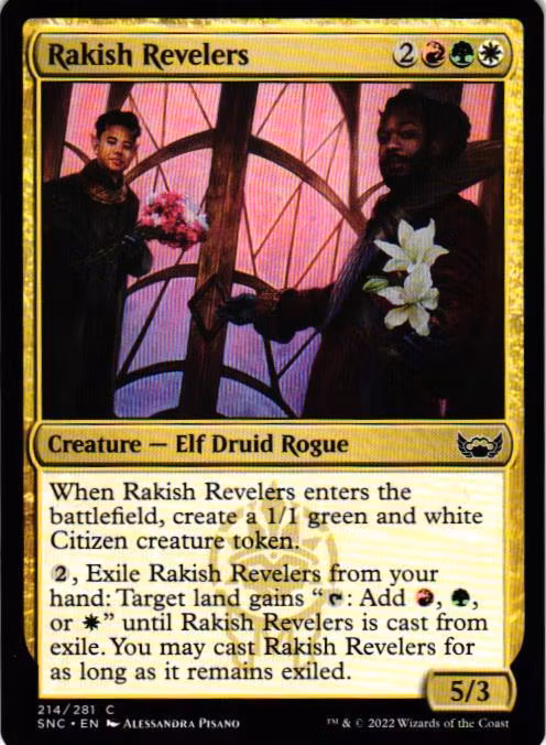 Rakish Revelers Common 214/281 Streets of New Capenna (SNC) Magic the Gathering