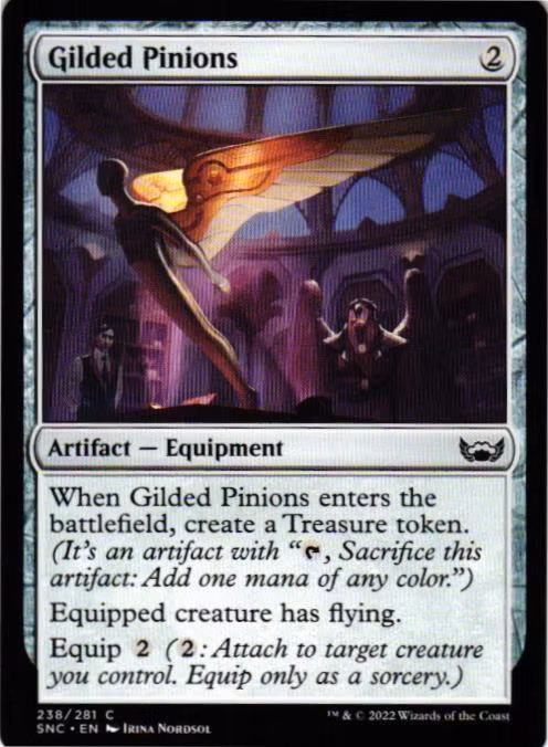 Gilded Pinions Common 238/281 Streets of New Capenna (SNC) Magic the Gathering