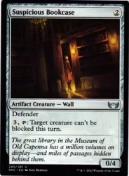 Suspicious Bookcase Uncommon 245/281 Streets of New Capenna (SNC) Magic the Gathering