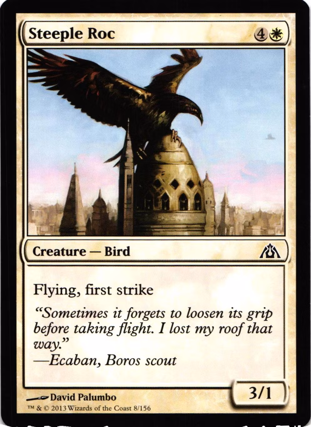 Steeple Roc Common 8/156 Dragons Maze (DGM) Magic the Gathering