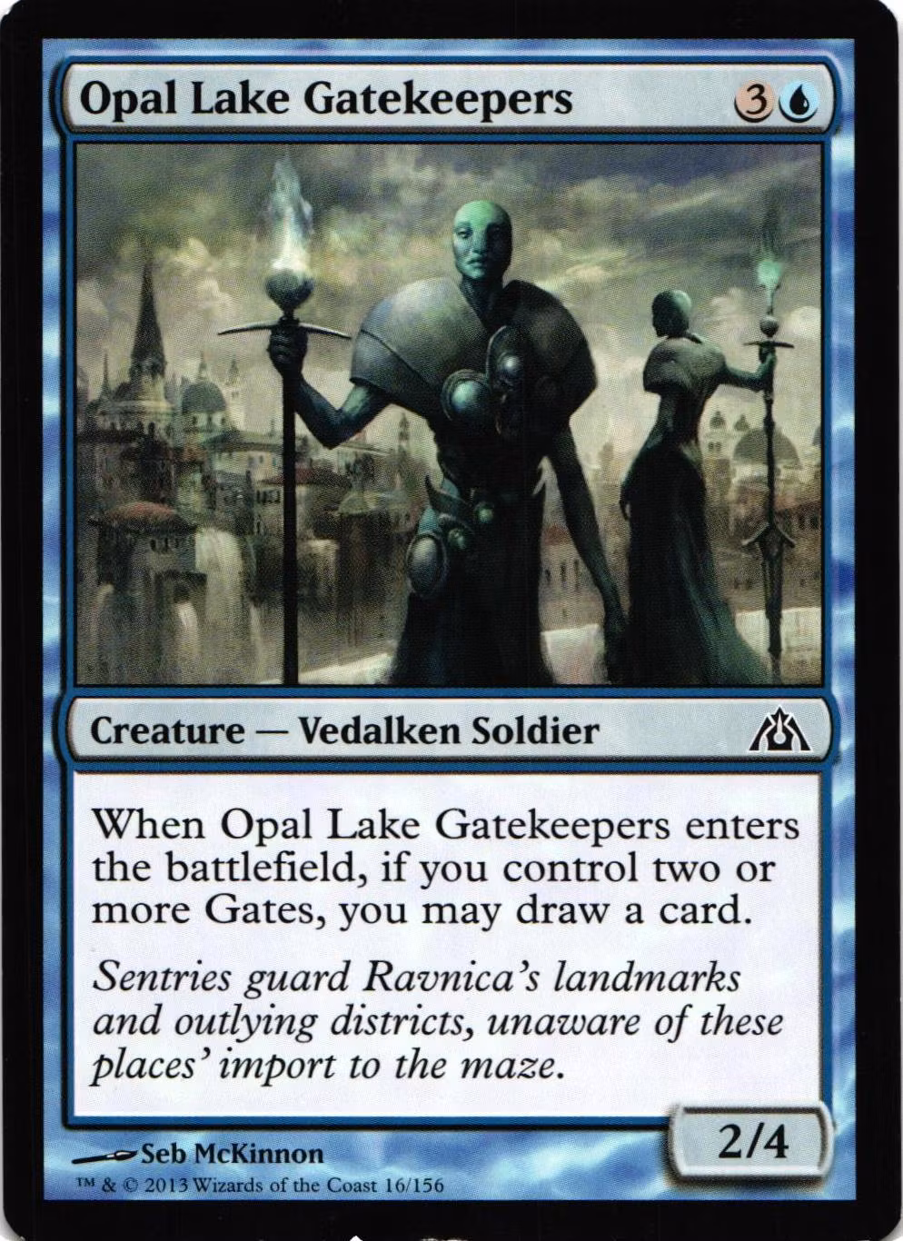 Opal Lake Gatekeepers Common 16/156 Dragons Maze (DGM) Magic the Gathering