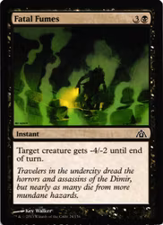 Fatal Fumes Common 24/156 Dragons Maze (DGM) Magic the Gathering
