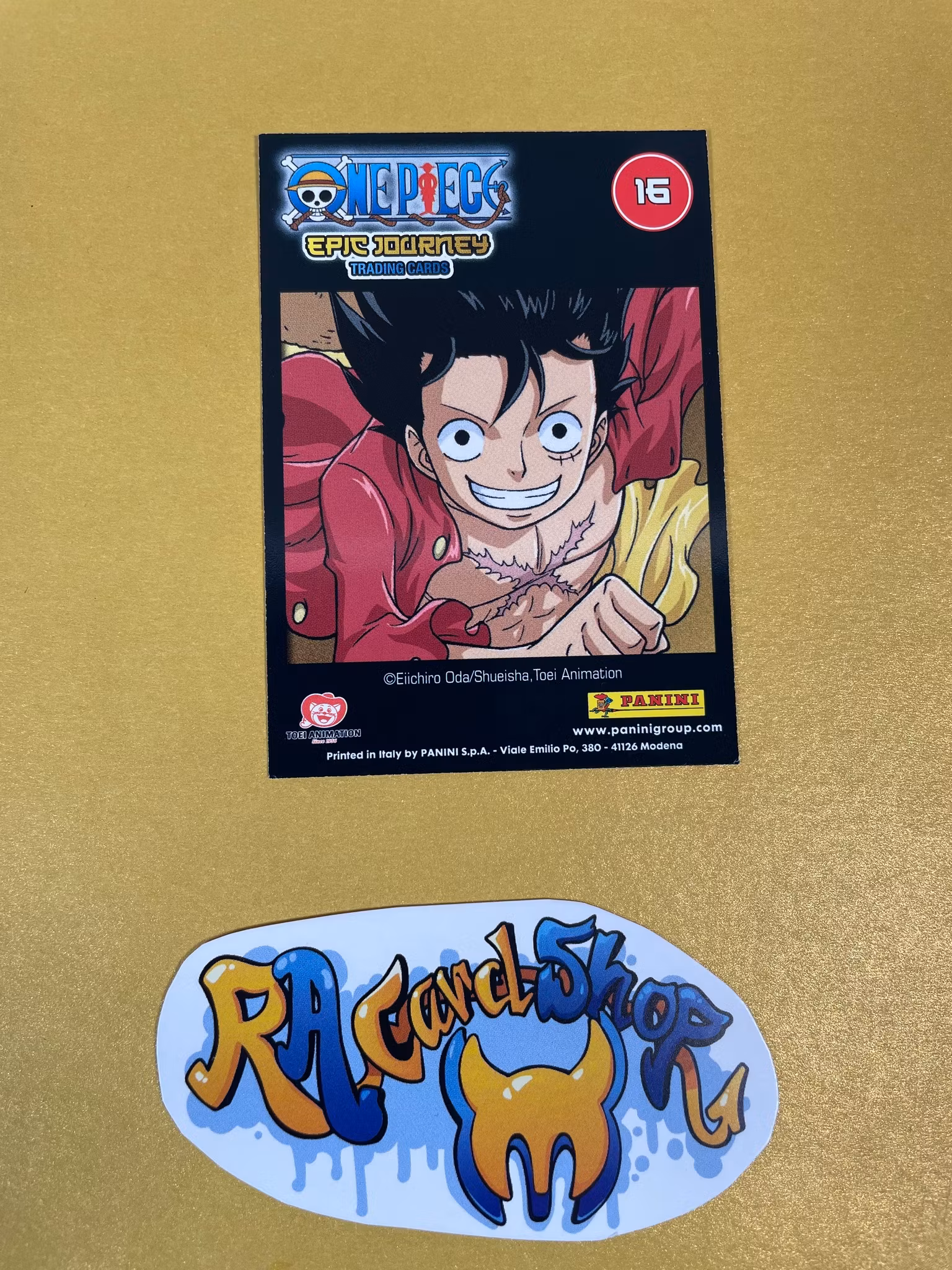 Luffy Epic Journey 16 Trading Cards Panini One Piece