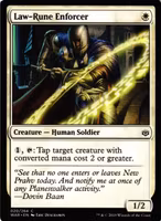 Law-Rune Enforcer Common 020/264 War of the Spark (WAR) Magic the Gathering