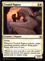 Trusted Pegasus Common 036/264 War of the Spark (WAR) Magic the Gathering